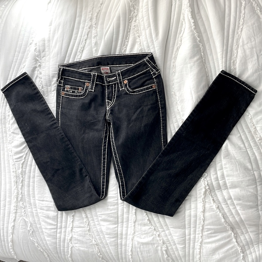 True religion black jeans